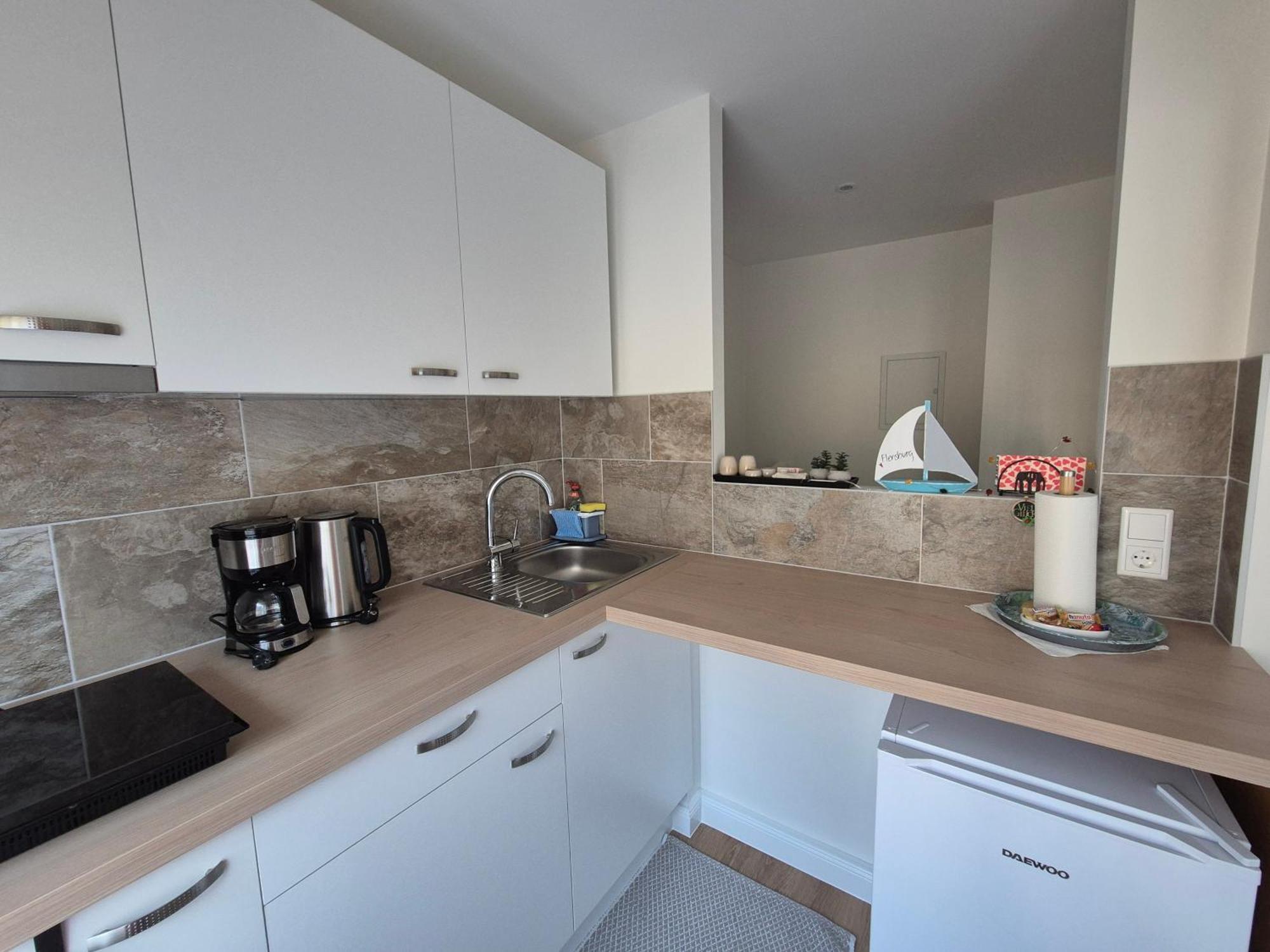 Ruhige Einzimmerwohnung Flensburg Kültér fotó